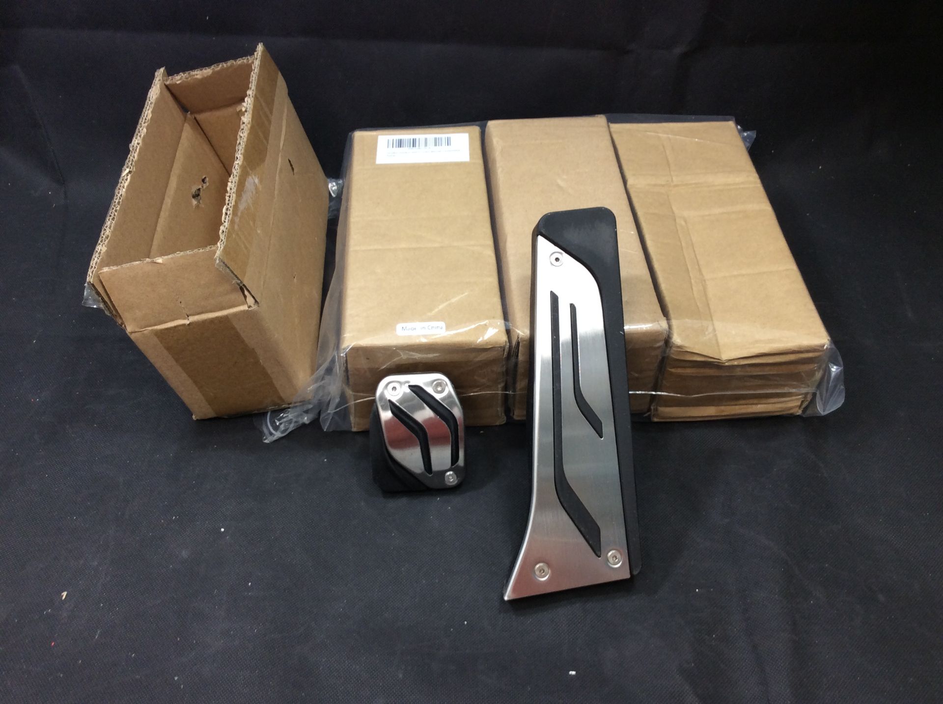 Stainless steel car pedal covers joblot