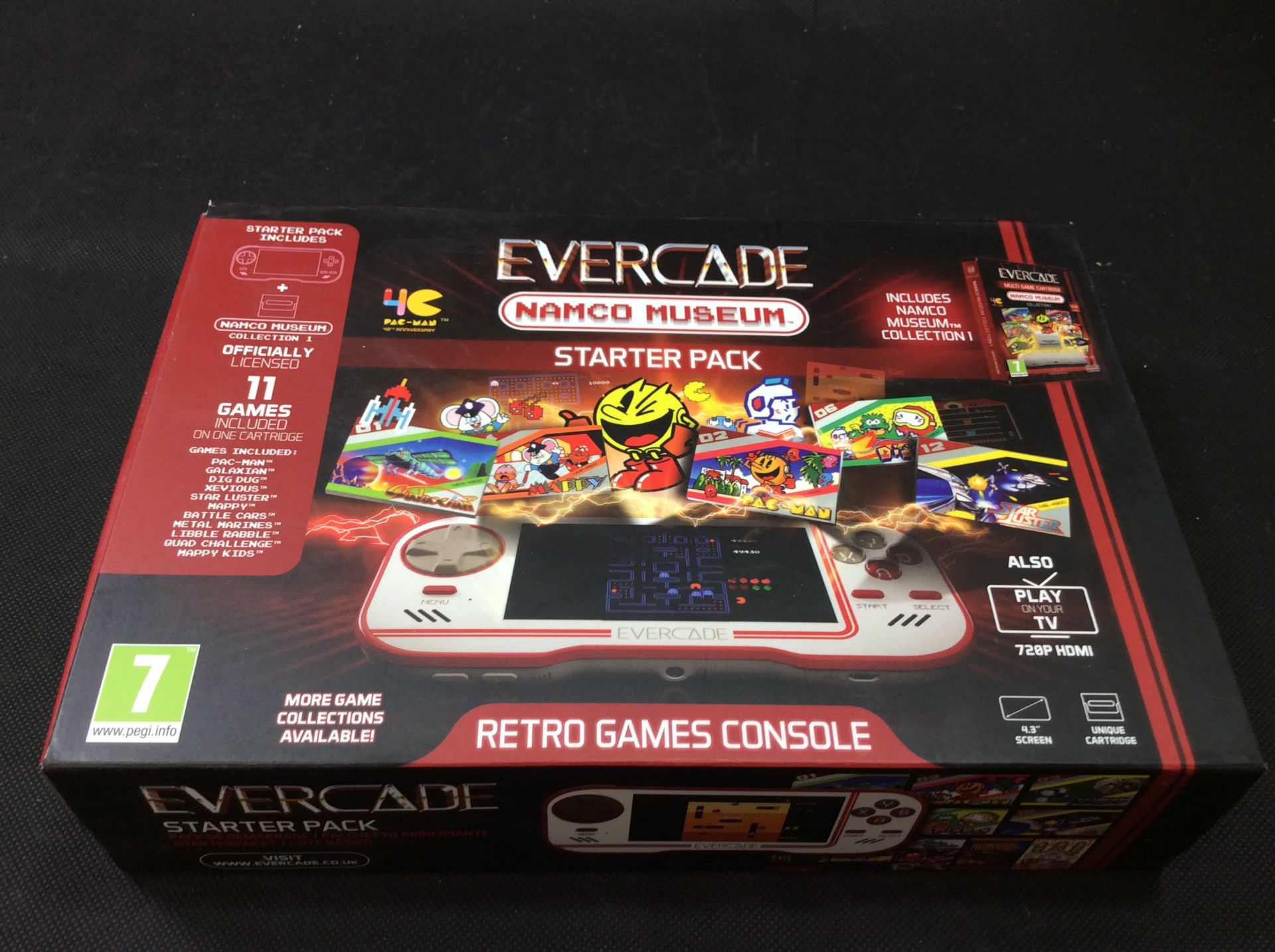 Evercade retro games console PT-BECA-HHC-EFIGS