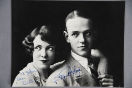 FRED ASTAIRE & SISTER ADELE ASTAIRE Original signatures