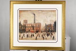 Limited Edition by L.S. Lowry 'Coming Home from the Mill'