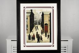 L.S. Lowry Limited Edition titled "The Steps, Irk Place, 1928"