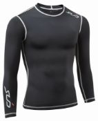 Large - Sub Sports Men's Long Sleeve Compression Top Base Layer Crew Neck - RRP 14.99