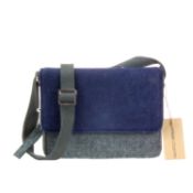 Urban Country Messenger Bag Hunter Bag - Navy/Grey RRP 42.00