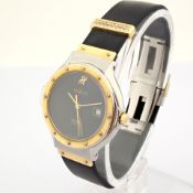 Hublot / MDM Diamond 18K Gold & Steel - Lady's Gold/Steel Wrist Watch