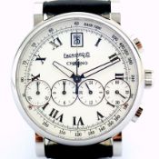 Eberhard & Co. / Chrono 4 Bellissimo 37 jewels - Gentlemen's Steel Wrist Watch