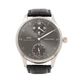 W5128-IWC Regulateur IW544404 Men White Gold Watch