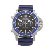 Panerai Luminor Submersible PAM00982 Men Stainless Steel Chronograph Watch