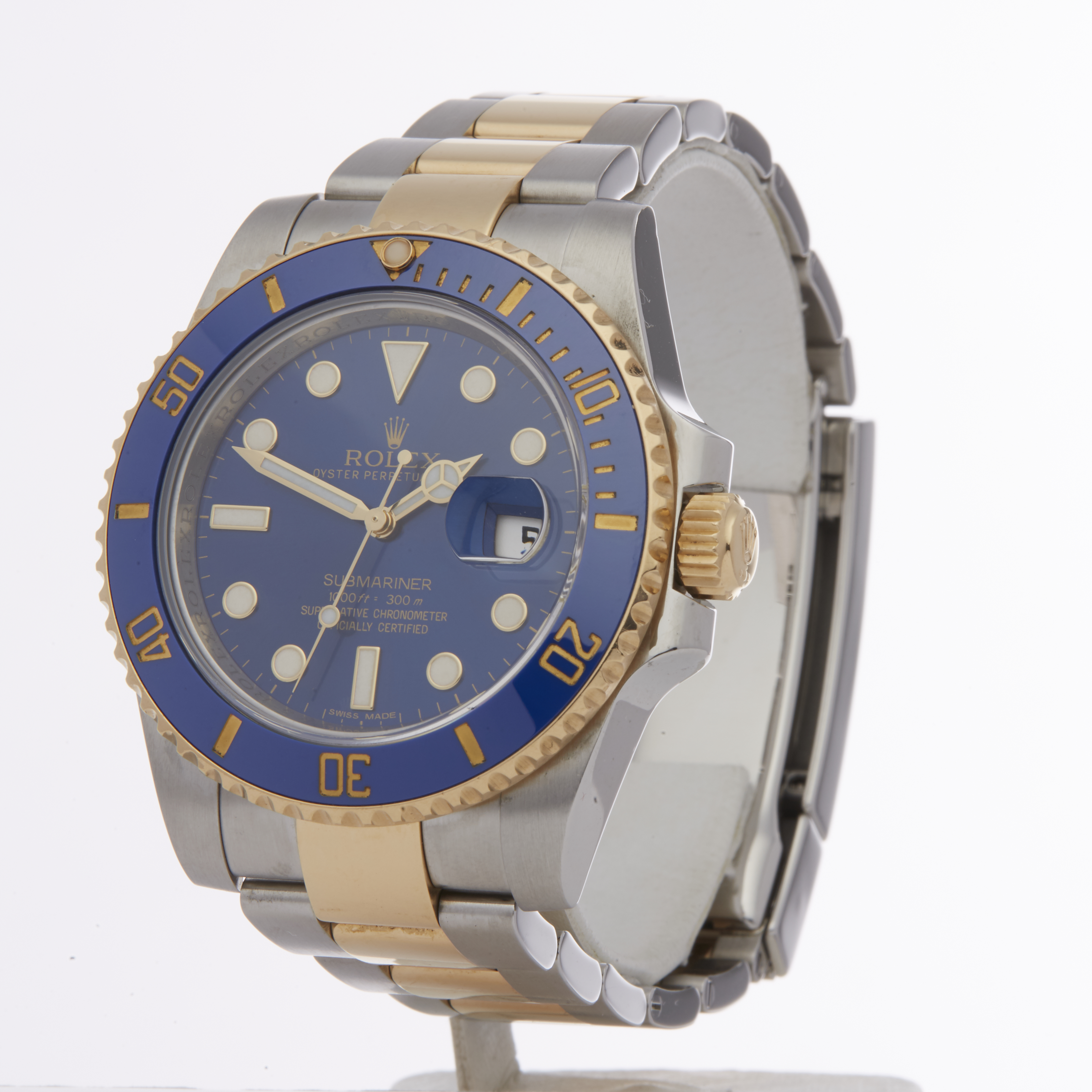 Rolex Submariner Date 116613LB Men Yellow Gold & Stainless Steel Watch - Image 7 of 7