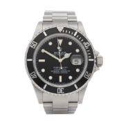 Rolex Submariner Date 16610 Men Stainless Steel Watch