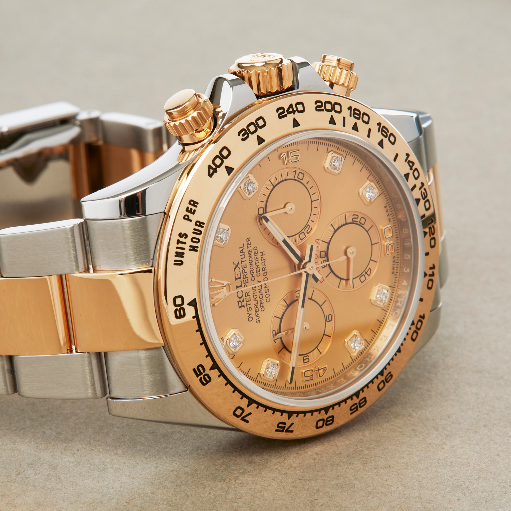 Rolex Daytona 116503 Men Yellow Gold & Stainless Steel Diamond Chronograph Watch - Image 10 of 10