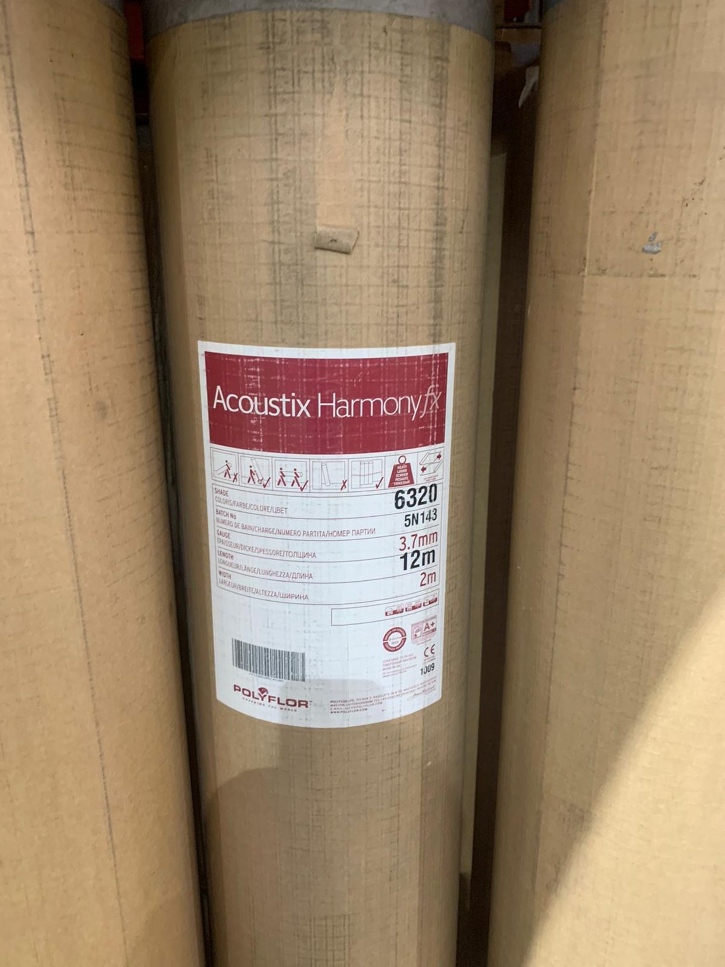 12x2m roll Polyflor Acoustix Harmony colour 6320