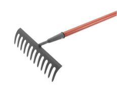 (R3C) 2x Spear And Jackson Select Carbon Steel Soil Rake (Both Appear As New)