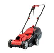 (R5P) 2x Sovereign 32cm 1200W Electric Rotary Lawn Mower.