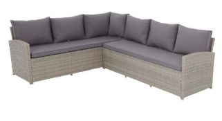 (R1) 1x Incomplete Matara Corner Sofa Set. (No Table. No Cushions. Poss No Fixings).