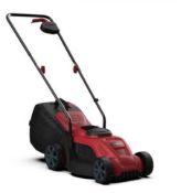 (R5E) 2x Items. 1x Sovereign 18V Cordless Lawn Mower (With Battery & Charger). 1x Qualcast 32cm 400