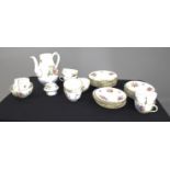 Royal Worcester Roanoke 6 Place Tea Service Plus Extras