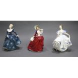 Set of 3 Royal Doulton Figurines