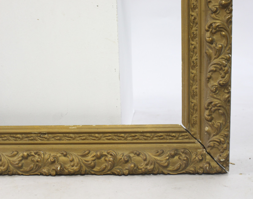 Antique Gesso & Wood Picture Frame - Image 3 of 4