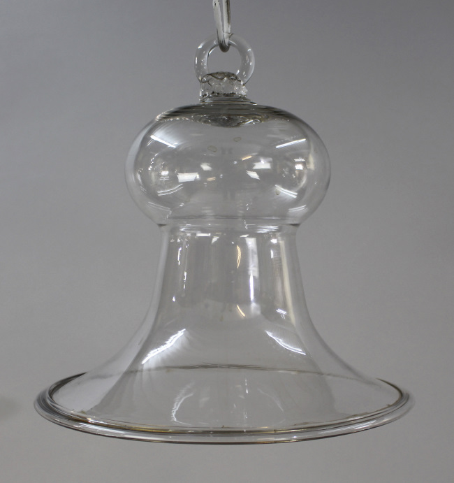 Victorian English Glass Smoke Bell - Image 3 of 4