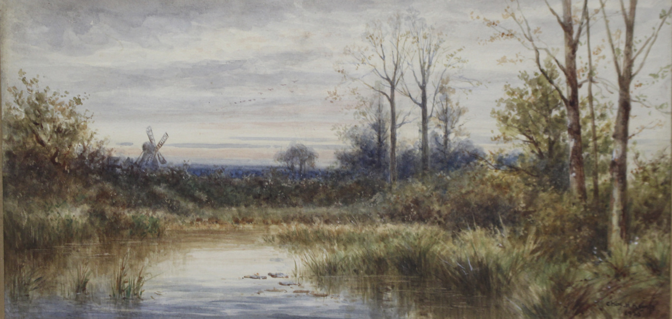 Watercolour Landscape Signed 1925 - Image 6 of 8