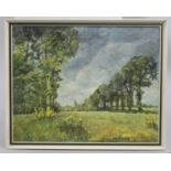 Essex Elms" by W.F.Burton 1959 Oil on Board