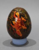 Painted Lacquered Mongolian Egg