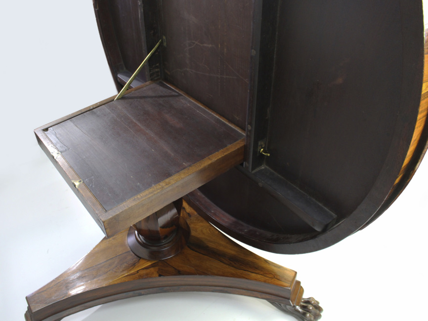 Fine William IV Sabina Wood Centre Table c.1830 - Image 9 of 10