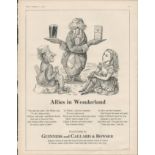 1958 Guinness Advertisement Print "Allies in Wonderland" G.E.2978.C