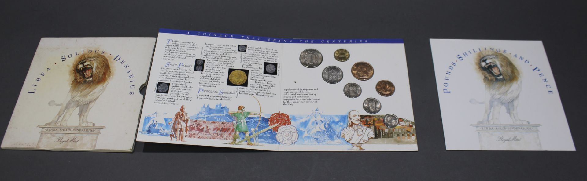 Royal Mint Pounds Shillings and Pence Proof Coin Set - Image 3 of 10