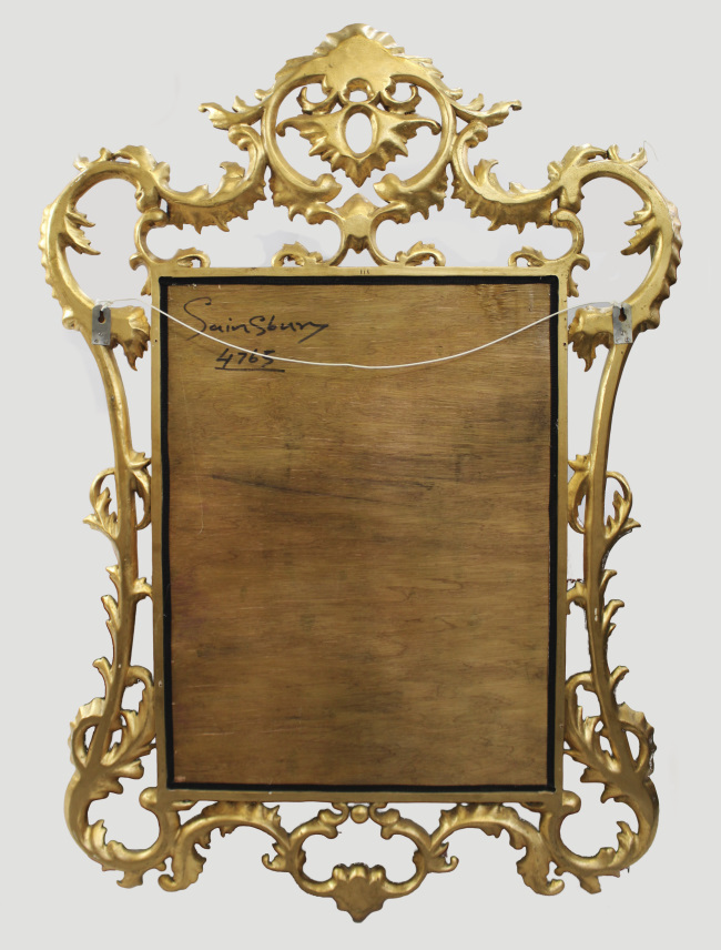 Ornately Hand Carved Giltwood Bevelled Glass Mirror - Image 3 of 6