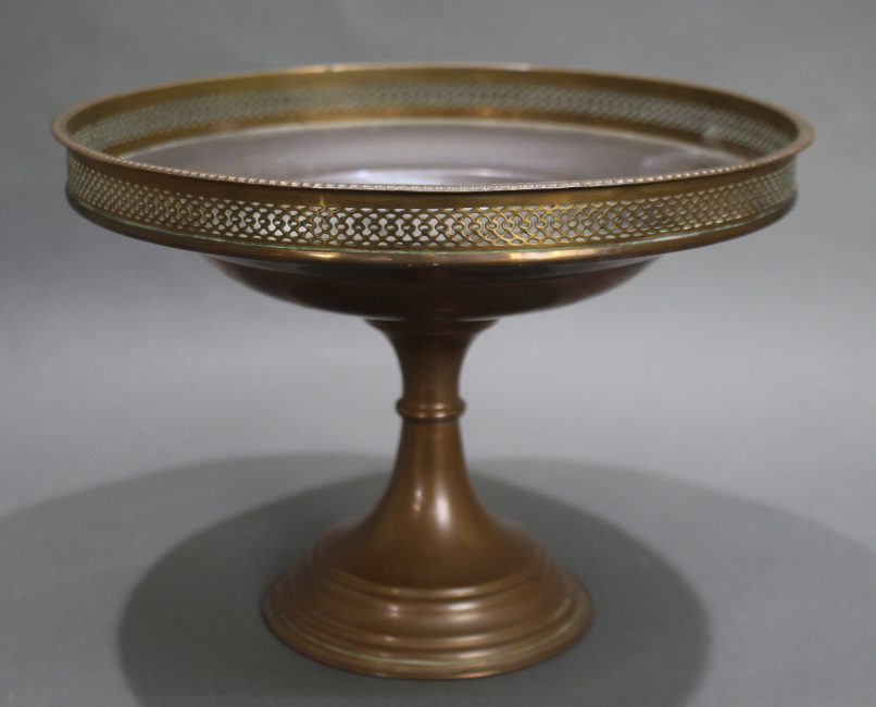 English 19th c. Copper Footed Comport