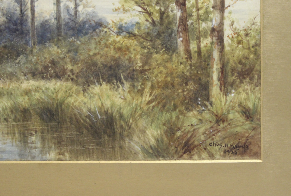 Watercolour Landscape Signed 1925 - Image 3 of 8