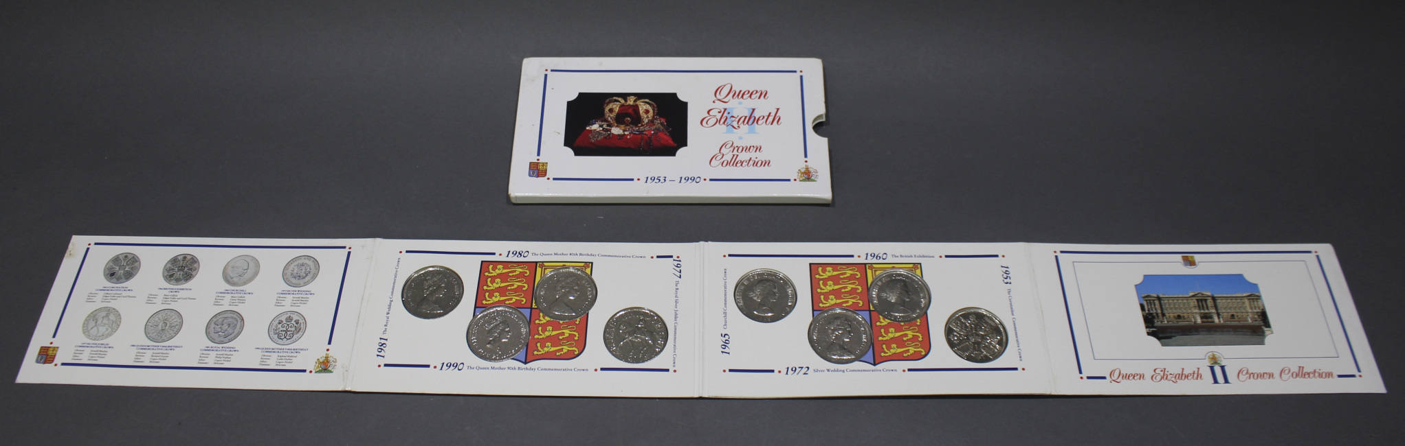 Queen Elizabeth 1953-1990 Crown Coin Collection - Image 8 of 8