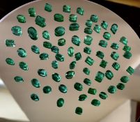 Natural Zambian Emerald 52 CTS beautiful lot