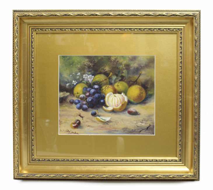 Worcester Fruit by John Freeman (b.1911) Oil on Board - Image 6 of 10