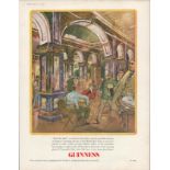 1967 Guinness Advertisement Print "Australian Sydney's Tin Bar" G.E.4367.A