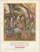 1967 Guinness Advertisement Print "Australian Sydney's Tin Bar" G.E.4367.A