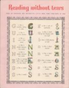 1951 Guinness Vintage Double-Sided Lithographed Colour Illustration Page No-10