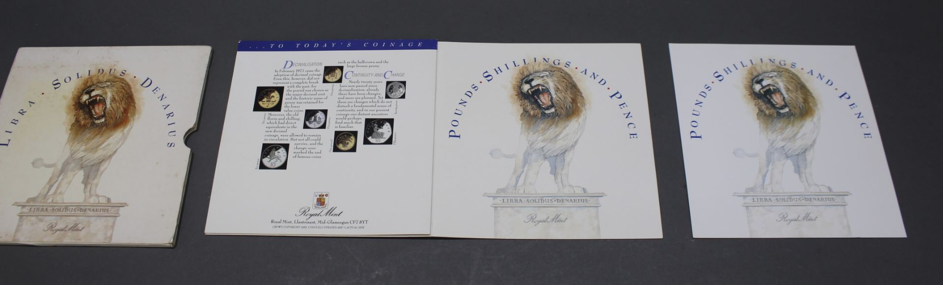 Royal Mint Pounds Shillings and Pence Proof Coin Set - Image 4 of 10