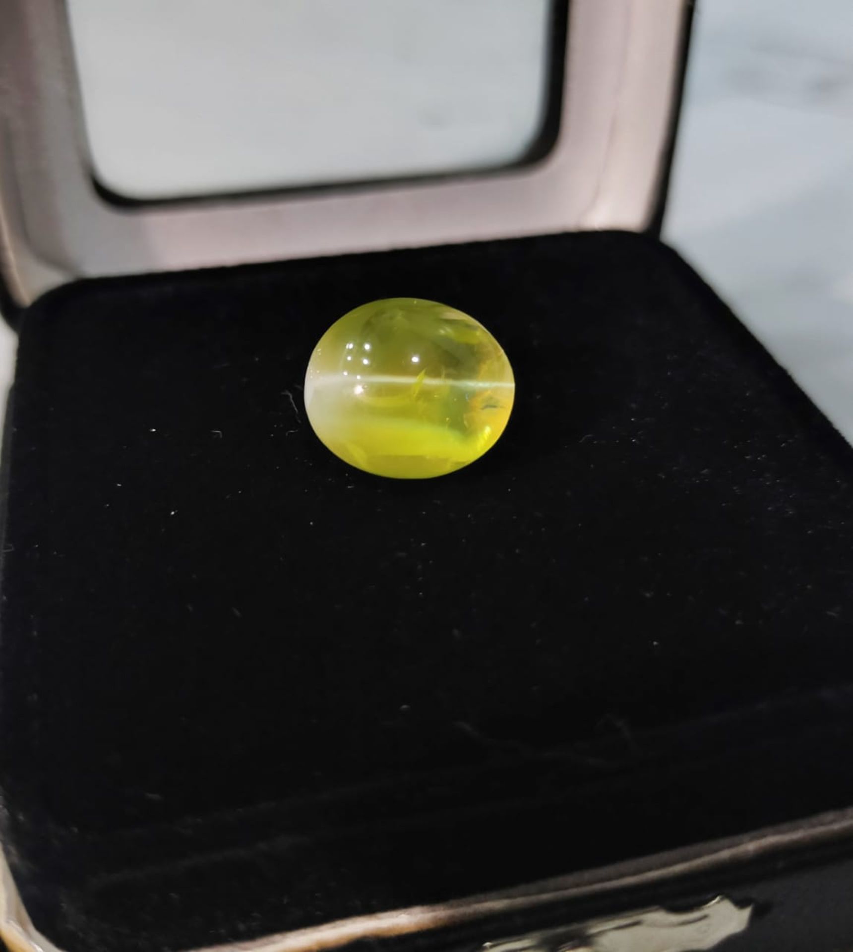 Beautiful Natural Chrysoberyl Catseye 9.50 Ct Unheated / Untreated Loose Gemstone