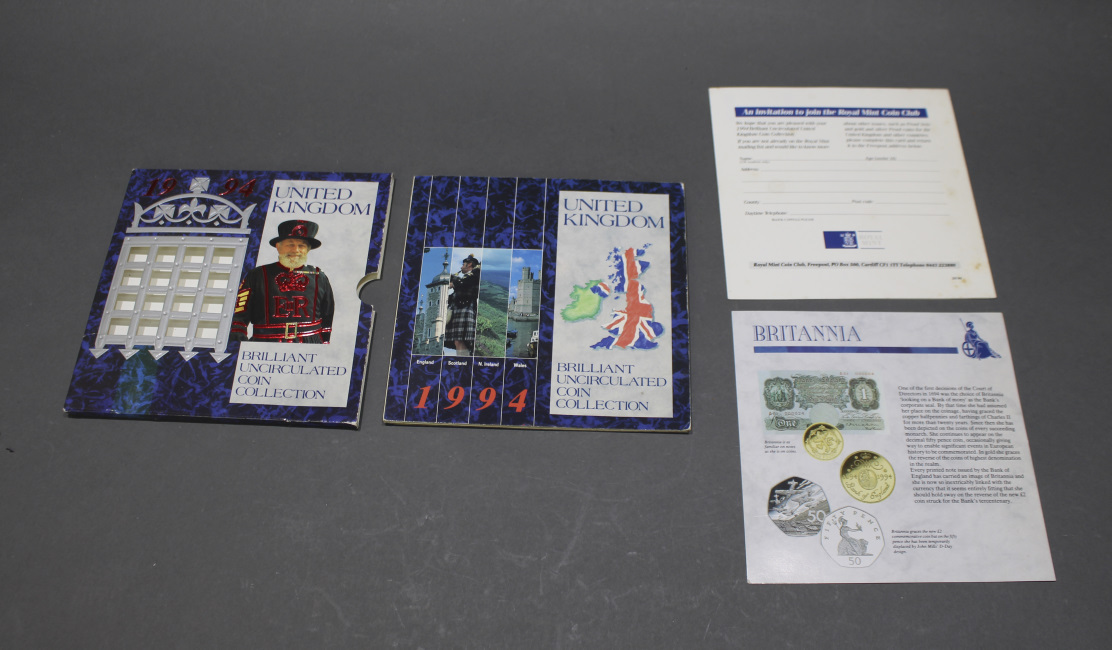 1994 Brilliant Uncirculated Coin Collection - Image 3 of 10