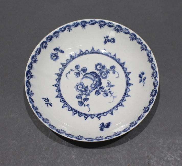 18th Century Caughley Porcelain Cup & Saucer c.1785 - Image 6 of 11