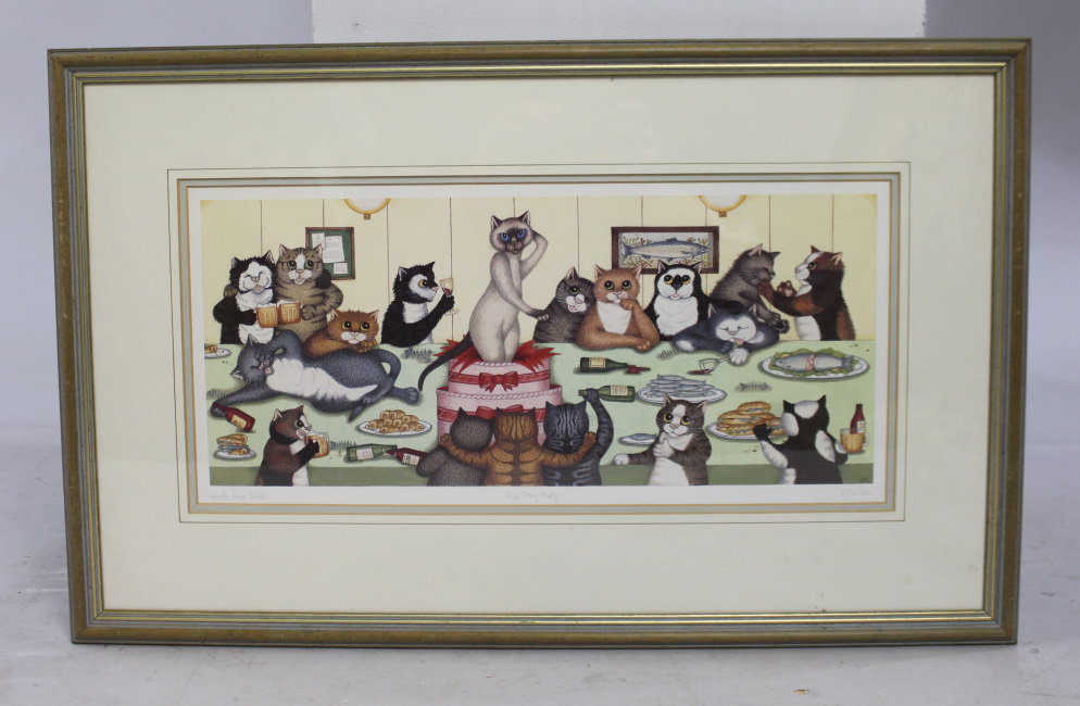 The Stag Party" Limited Edition Print Linda Jane Smith - Image 3 of 4