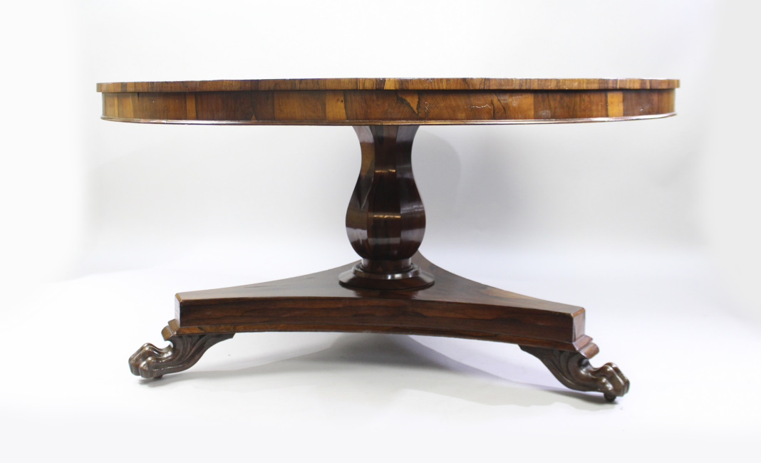 Fine William IV Sabina Wood Centre Table c.1830 - Image 4 of 10