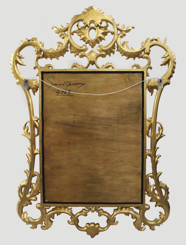 Ornately Hand Carved Giltwood Bevelled Glass Mirror - Image 6 of 6