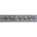 Solid Silver 9 inch Cuban Link Bracelet