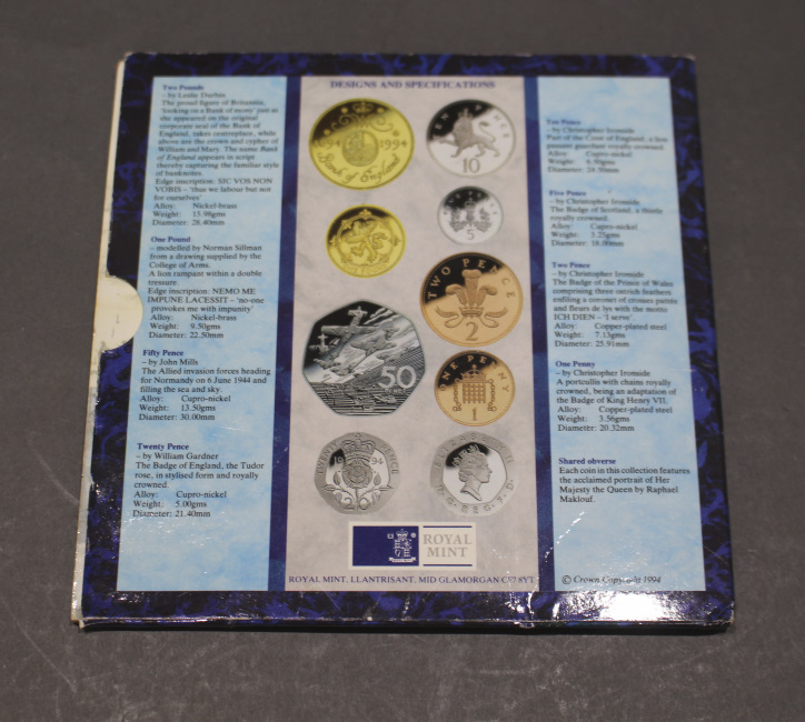 1994 Brilliant Uncirculated Coin Collection - Image 2 of 10