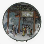 Collection of 10 Imperial Jingdezhen Porcelain Cabinet Plates