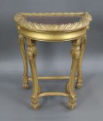 Victorian Carved Giltwood Bijouterie Cabinet