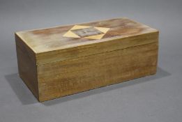 Wooden Velvet Lined Jewellery Box